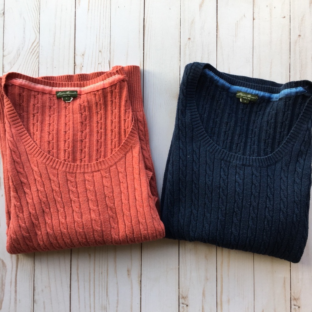 Eddie Bauer Cable knit Sweater